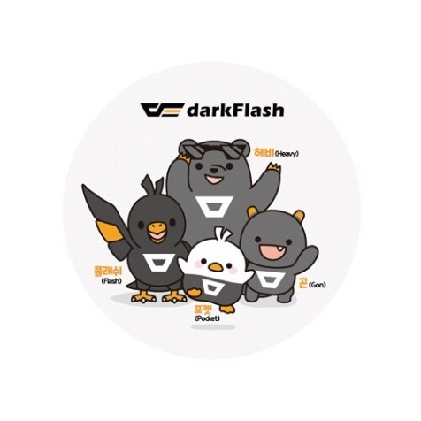 darkFlash Mascot DMP-25 원형 마우스패드
