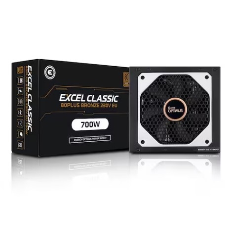 에너지옵티머스 EXCEL CLASSIC 700W 80PLUS BRONZE 230V EU FULL MODULAR 파워서플라이