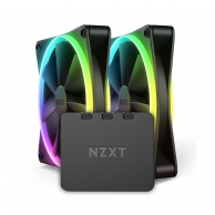 NZXT F140 RGB DUO Matte Black (2PACK/Controller) 시스템 쿨러