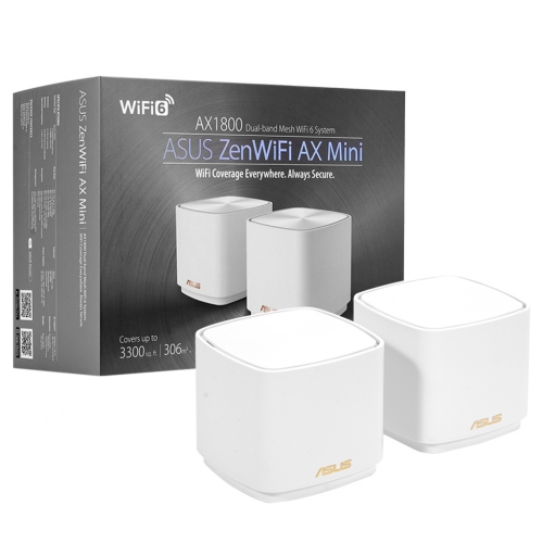 ASUS ZenWiFi AX Mini (XD4) White 유무선공유기 (2Pack)