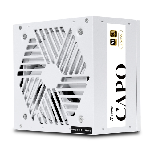 엔클롬 CAPO 750W 80PLUS골드 풀모듈러 ATX3.1 파워서플라이 (화이트)