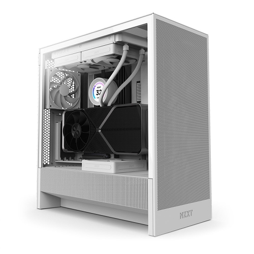 NZXT H5 Flow V2 미들타워 케이스 (매트 화이트)