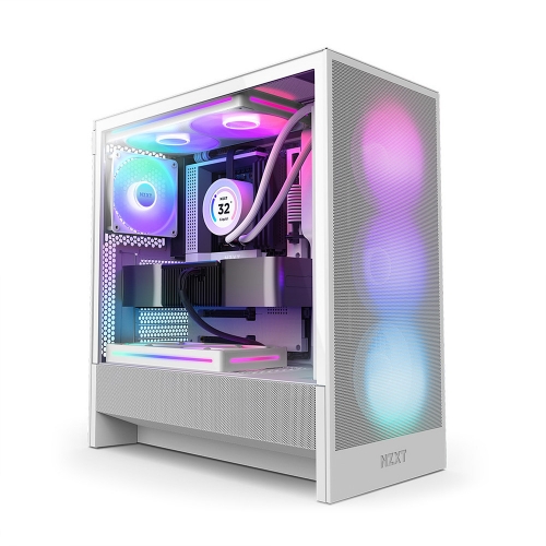 NZXT H5 Flow RGB V2 미들타워 케이스 (매트 화이트)