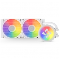 이엠텍 레드빗 ICE 240 RGB CPU 수냉쿨러 화이트