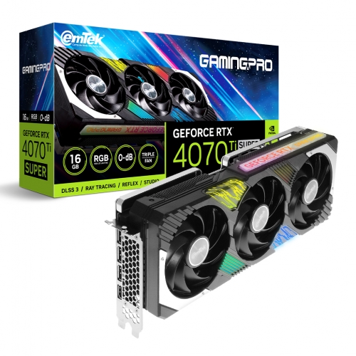 [리퍼비시 AS 18개월 / 벌크] 이엠텍 지포스 RTX 4070 Ti SUPER GAMINGPRO D6X 16GB (XE0787-2)