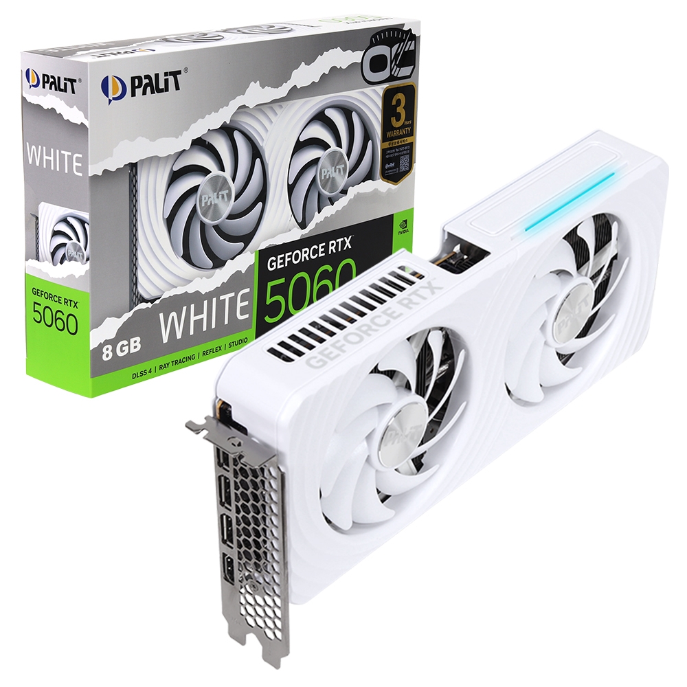 PALIT 지포스 RTX 5060 Ti WHITE OC D7 16GB 이엠텍