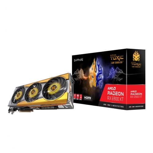 [리퍼비시 AS 3개월 / 벌크 / RGB 색상만 불량] SAPPHIRE 라데온 RX 6900 XT TOXIC Air Cooled OC D6 16GB (SP0460-1)