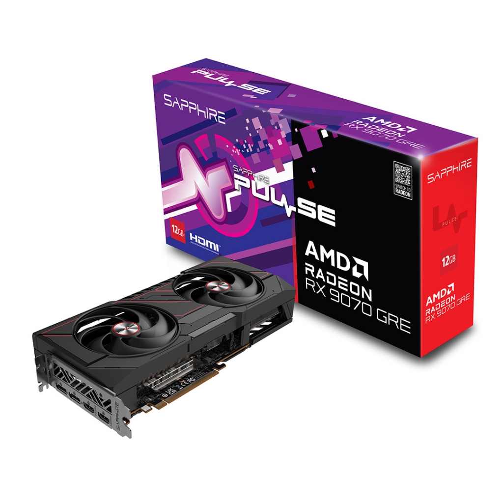 SAPPHIRE 라데온 RX 9070 GRE PULSE OC D6 12GB SAPPHIRE 라데온 RX 9070 GRE PULSE OC D6 12GB