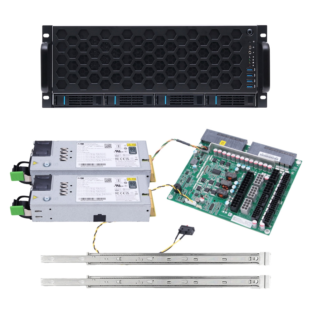 이엠텍 레드빗 MAXIMIZER PRO 3000W 리던던트 파워 패키지