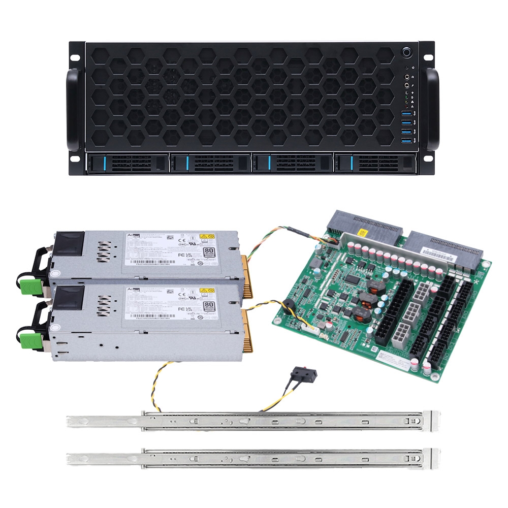 이엠텍 레드빗 MAXIMIZER PRO 2000W 리던던트 파워 패키지