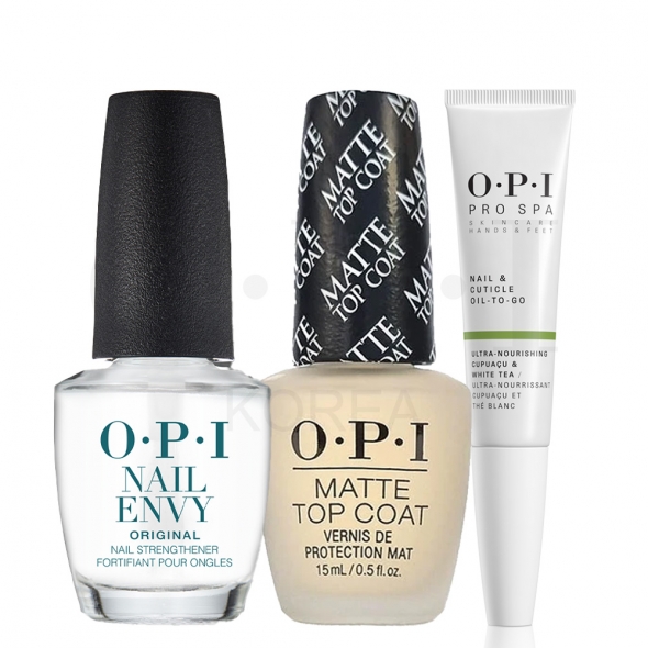 [OPI][for Men] 오리지널엔비+매트탑코트+오일 투고 세트