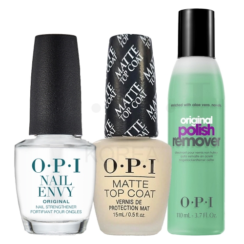 [OPI][for Men] 오리지널엔비+매트탑코트+폴리쉬리무버 세트