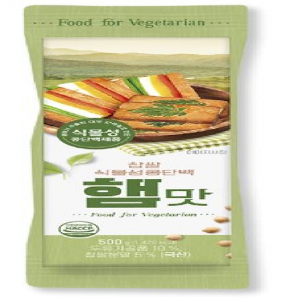 찹쌀 식물성 콩단백 햄맛 500g * 12EA(1box)