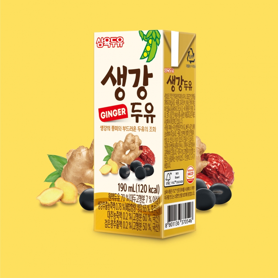 생강두유 190ml 16팩 * 4
