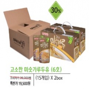 *설 선물세트 * 6호_고소한 미숫가루두유 (15입)*2box