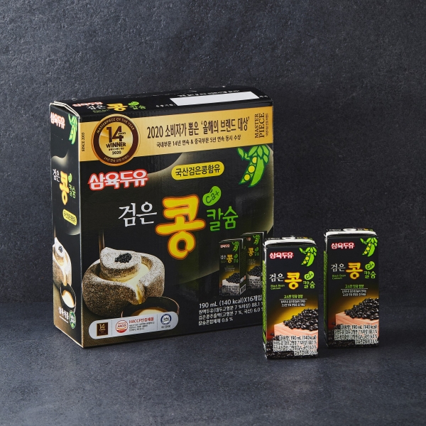 검은콩칼슘 190mL 16팩 * 4
