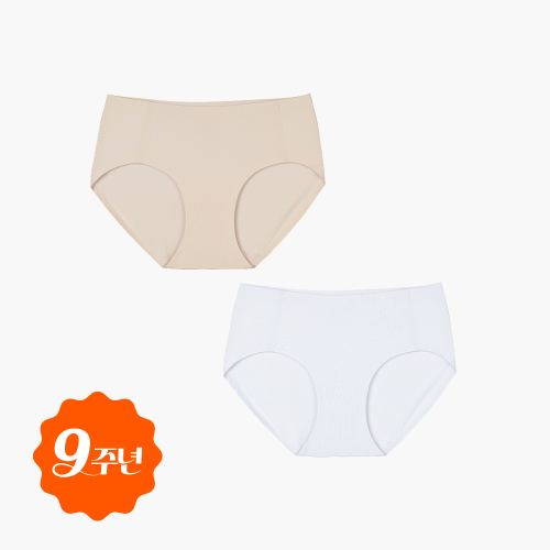 단색 심리스 삼각팬티 메쉬