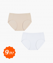 단색 심리스 삼각팬티 메쉬