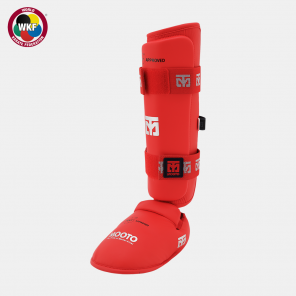 Karate Shin Pad & Foot Protector 2_Red