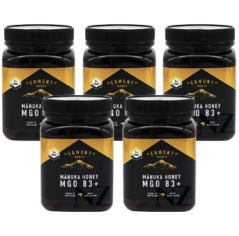 뉴질랜드 꿀 에그몬트 마누카 허니  UMF 5+ 1kg 5통 [무료배송]