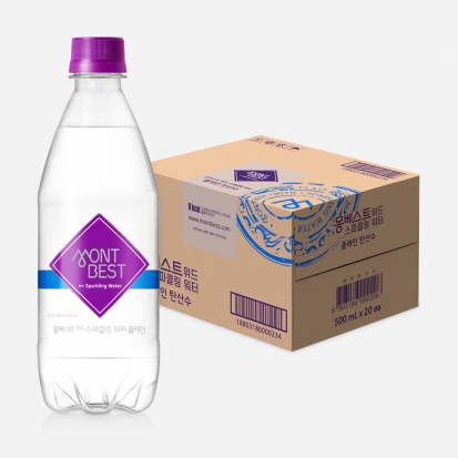 [몽베스트] 위드 스파클링워터 플레인 탄산수 500mLx20병
