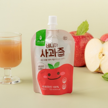 [네니아] 사과즙 100ml x 10개