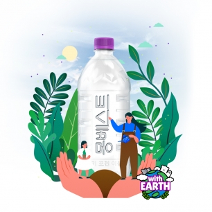 [몽베스트정기배송] 위드어스 생수 1Lx24병