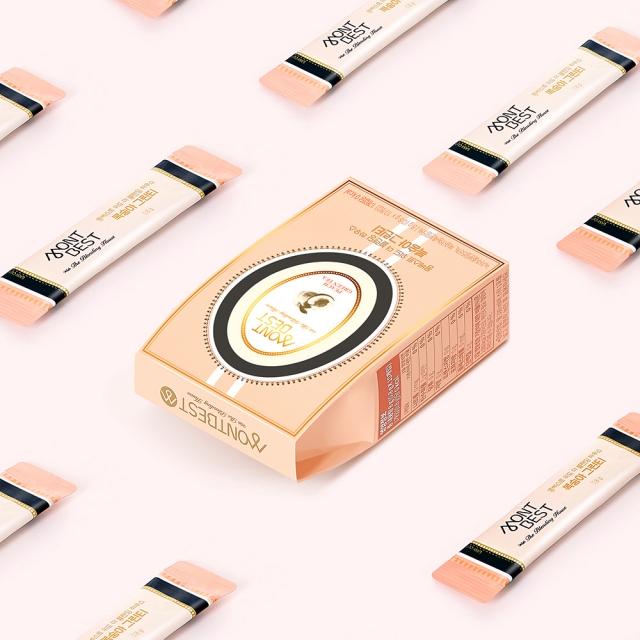 [몽베스트] 블랜딩 티 복숭아 그린티 (40스틱)