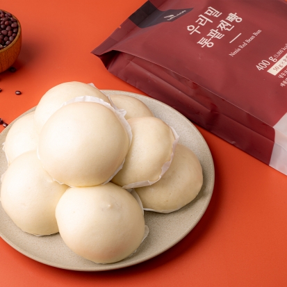 [네니아] 우리밀 통팥찐빵 400g(50g x 8개)