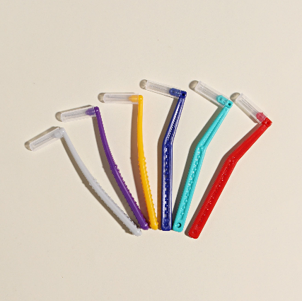 [브러쉬포유] L형 대용량 치간칫솔 50p