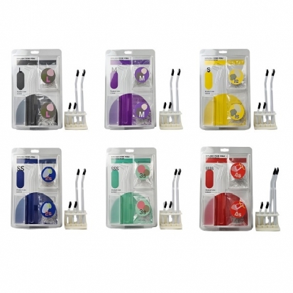 [브러쉬포유] 리필형 치간칫솔200p+핸들4p+생분해휴대용10p+케이스