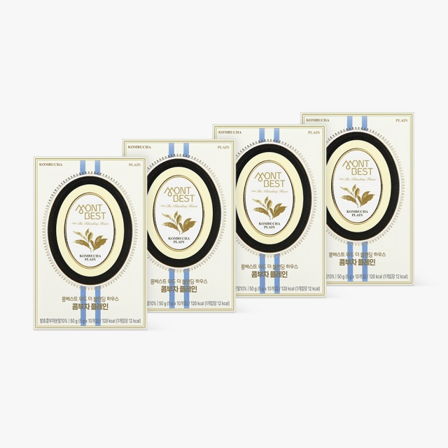 [몽베스트] 블랜딩 콤부차 플레인 (40스틱)