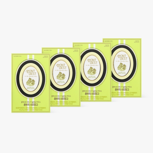 [몽베스트] 블랜딩 콤부차 샤인머스캣망고 (40스틱)