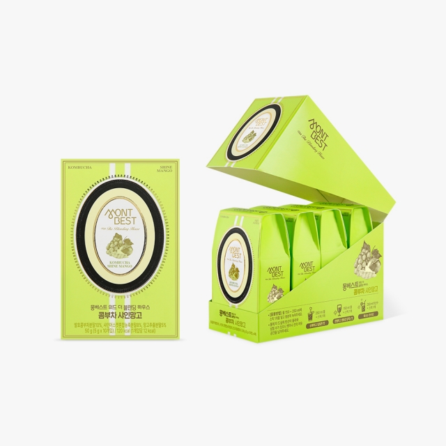 [몽베스트] 블랜딩 콤부차 샤인머스캣망고 (40스틱)