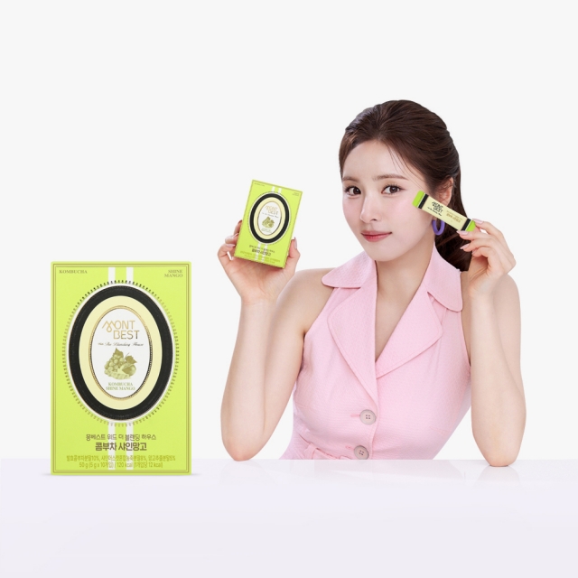 [몽베스트] 블랜딩 콤부차 샤인머스캣망고 (10스틱)