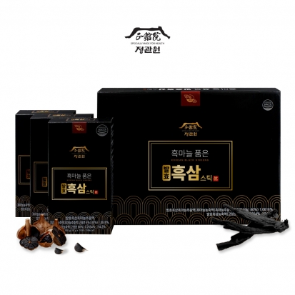 [정관원] 흑마늘 품은 발효흑삼스틱 300g (10g x 30포)