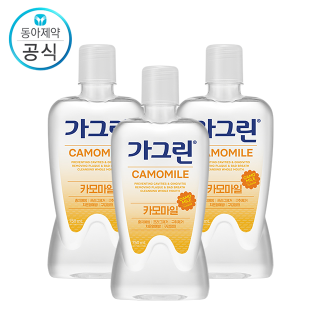 [동아제약] 가그린 카모마일 750ml x3EA