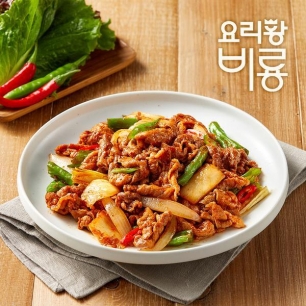 [마이셰프X요리왕비룡] 매콤 꽈리고추 김치 제육볶음 밀키트 580g