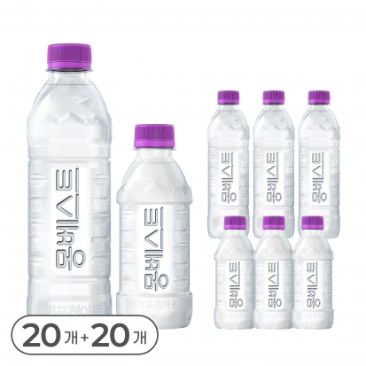 [몽베스트] 위드어스 생수묶음 (500mL 20병+330mL 20병)