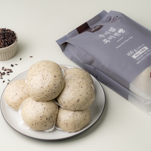 [네니아] 우리밀 흑미찐빵 400g(50g x 8개)