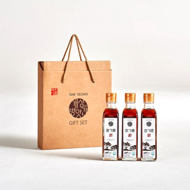 [개성방앗간] 기름 선물세트 3종 (참기름+참기름+참기름)