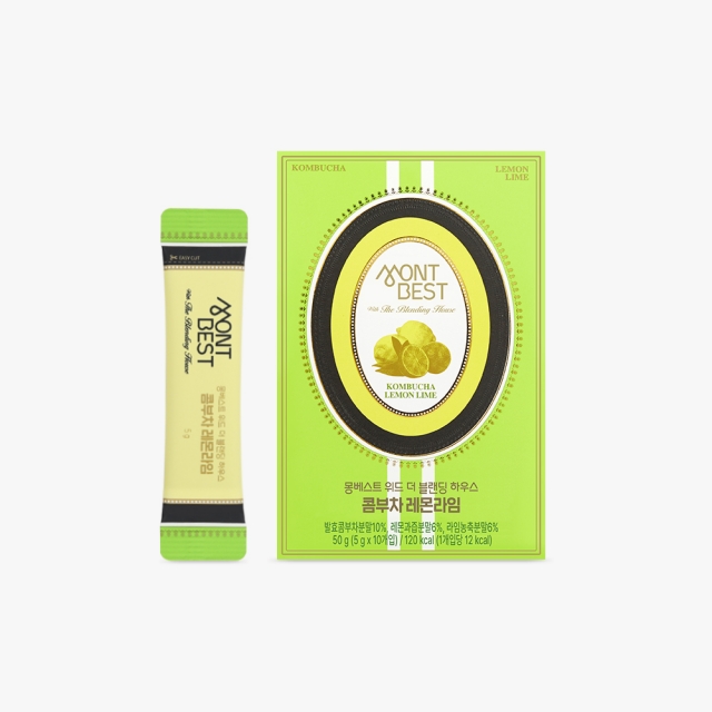 [몽베스트] 블랜딩 콤부차 레몬라임 (30스틱)