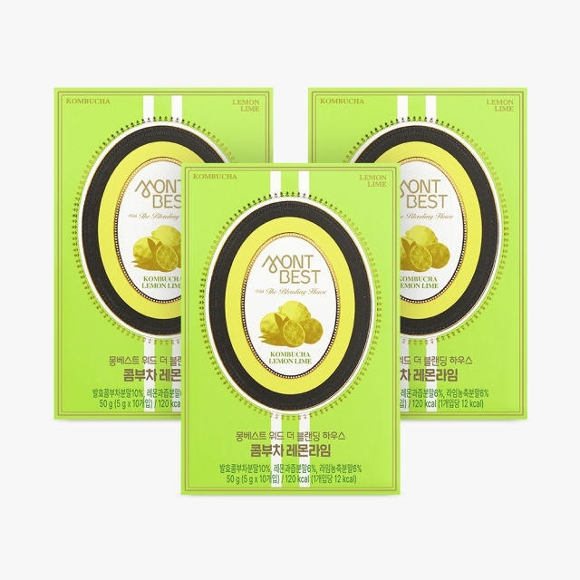 [몽베스트] 블랜딩 콤부차 레몬라임 (30스틱)