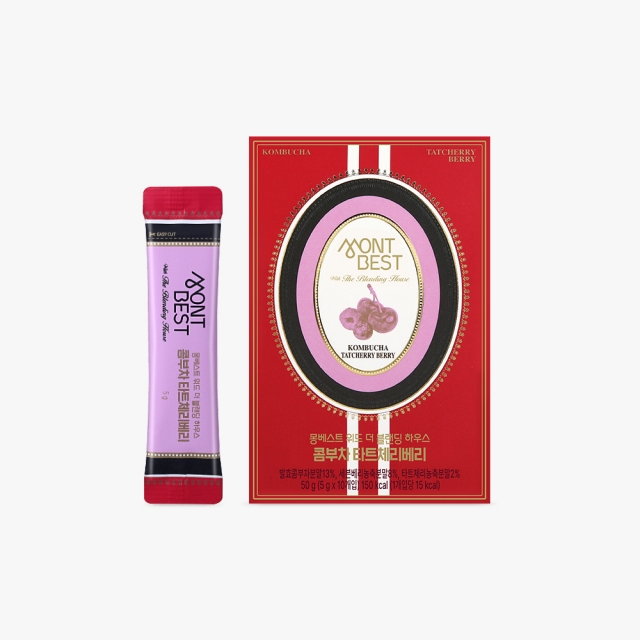 [몽베스트] 블랜딩 콤부차 타트체리베리 (30스틱)