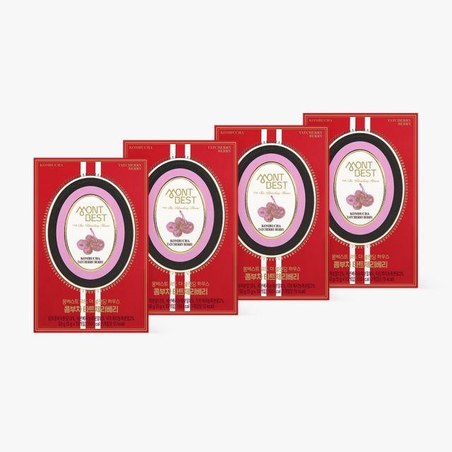 [몽베스트] 블랜딩 콤부차 타트체리베리 (30스틱)