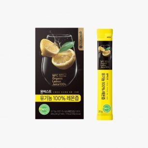 [몽베스트] 유기농 100% 레몬즙 20gx14스틱 (1팩)