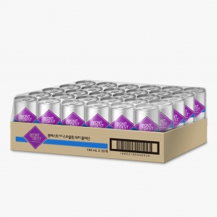 [몽베스트] 위드 스파클링 워터 플레인 190mL 30개 캔탄산수