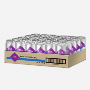 [몽베스트정기배송] 위드 스파클링 워터 플레인 190mL 30개 캔탄산수