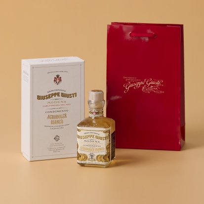 [주세페주스티] 화이트 큐빅 발사믹 식초 250ml (선물박스+쇼핑백 무료증정)