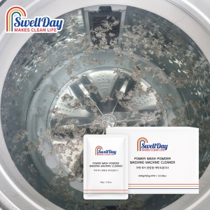 [스웰데이] 파워 워시 세탁조클리너 분말형 160g 4개입X1박스